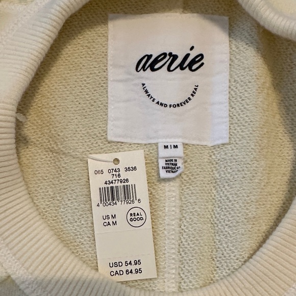 Aerie Butter Yellow Sweatshirt - Picture 2 of 3